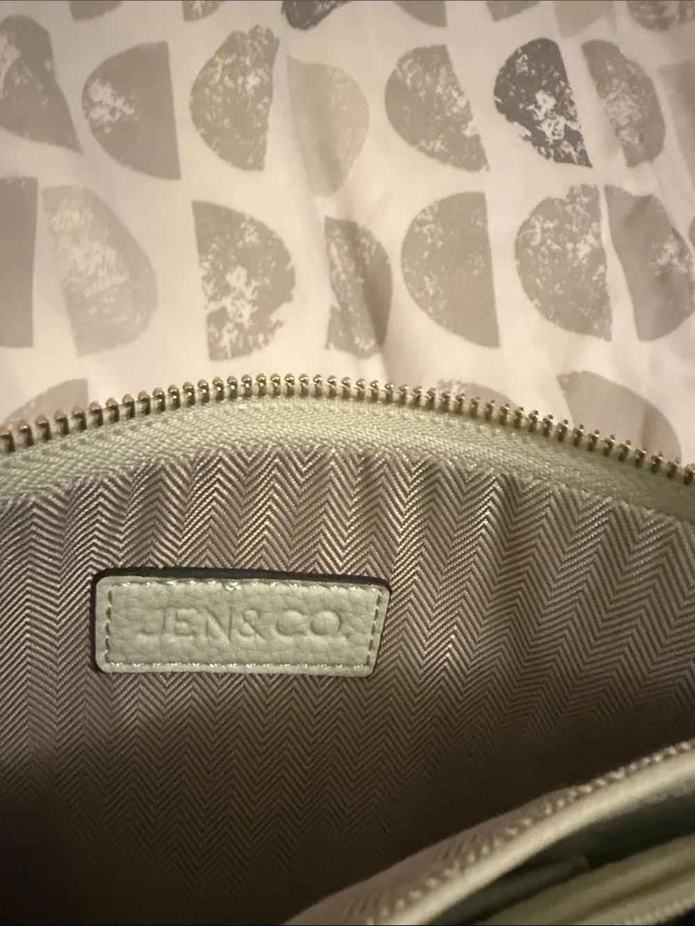 Jen & Co Mint Green Women's Crossbody Wristlet with Detachable Strap